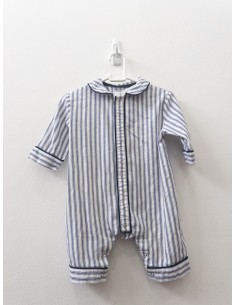 pijama enterizo rayas azules