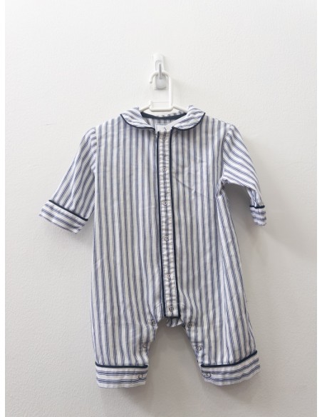 pijama enterizo rayas azules