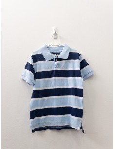 polo rayas azules y celestes