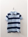 polo rayas azules y celestes