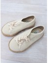 zapatos gamuza beige