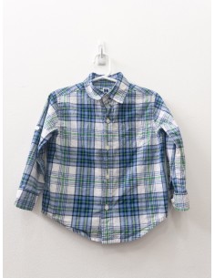 camisa rayas azules y verdes