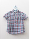 camisa cuadros rojos azules y verdes
