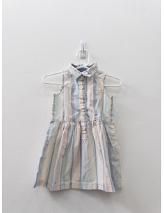 vestido rayas colores pastel