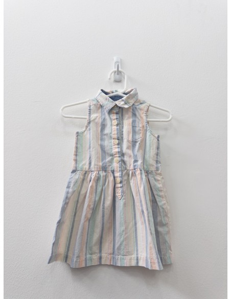 vestido rayas colores pastel