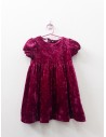 vestido velvet concho de vino