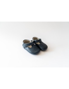 ZAPATOS AZULES de cuero