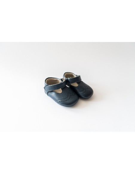 ZAPATOS AZULES de cuero