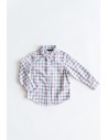 camisa cuadros rosados y turquesas