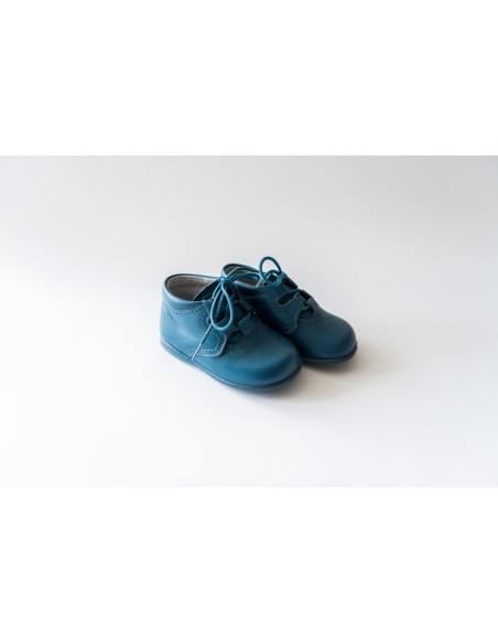 ZAPATOS AZULES  CON CORDON