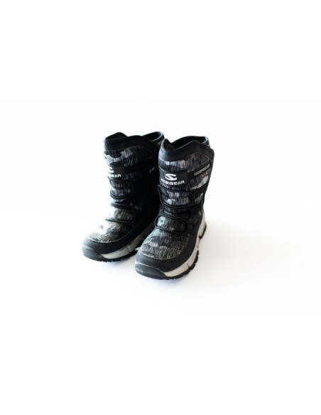 botas nieve grises