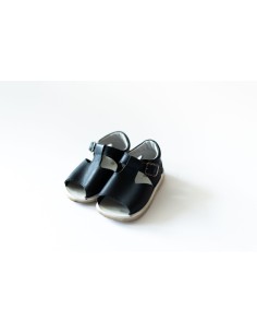sandalias azul oscuro