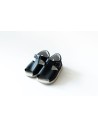 sandalias azul oscuro
