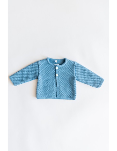 sweater tejido celeste