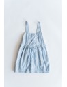 vestido rayas celestes