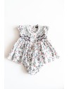 set blanco con gris y rojo