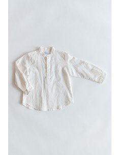 camisa manga larga blanca