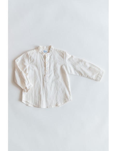 camisa manga larga blanca
