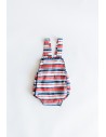 romper rayas rojas y azules