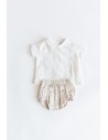 top beige rayas pasteles