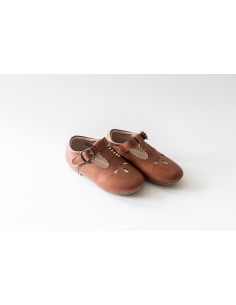 zapatos cafes niñas