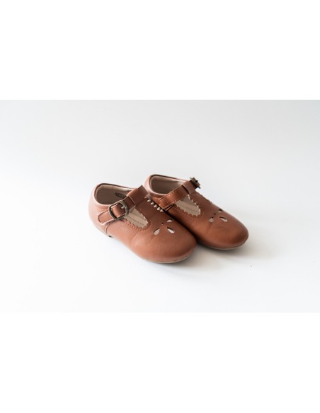 zapatos cafes niñas