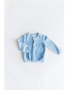 sweater tejido celeste
